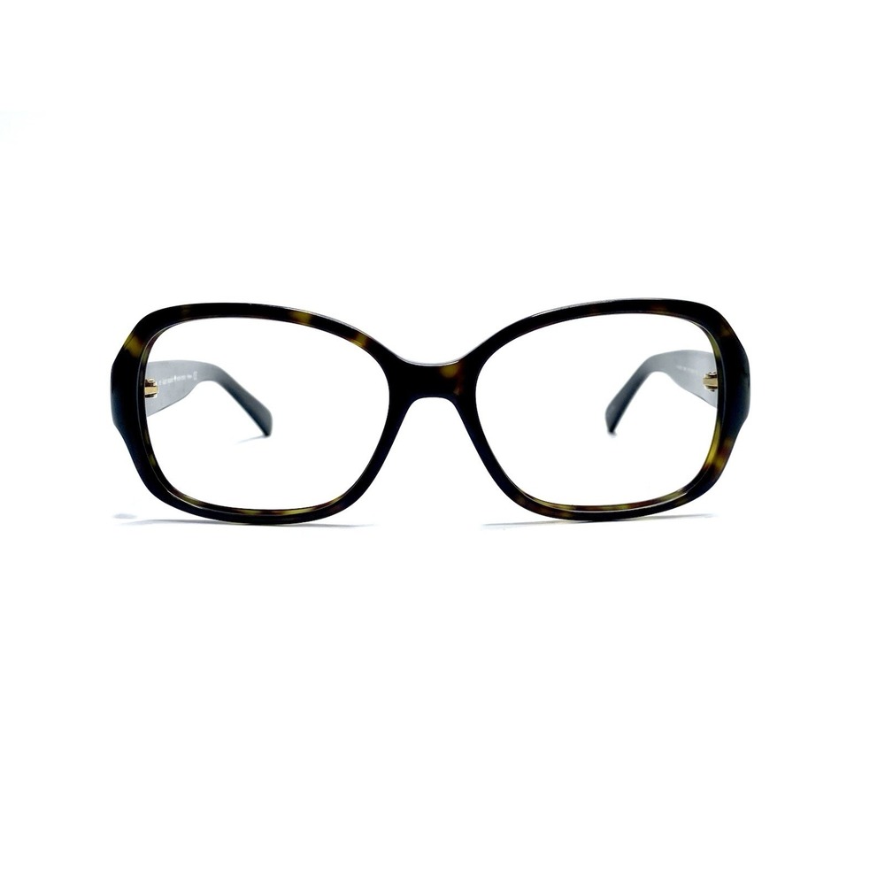 Kate Spade Brown Tortoise Oval Glasses Sig Pattern Temple Akira 086P 54 17 130